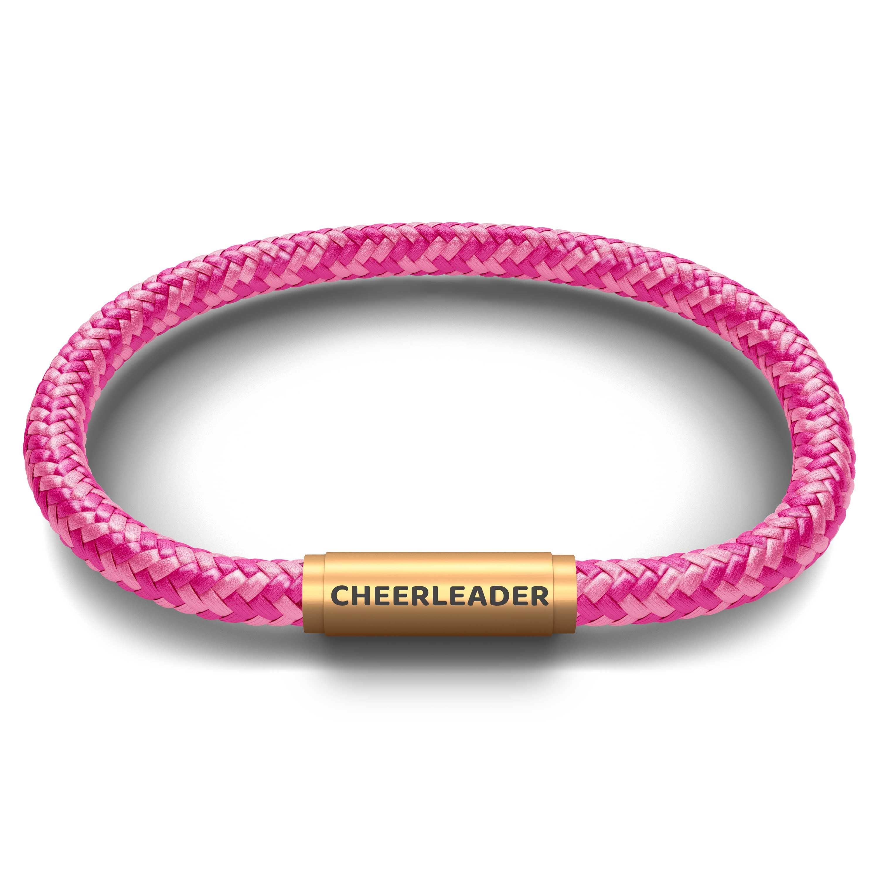CHEERLEADER NOTCH Bracelet (Candy Floss with Brass Clasp) - Image 2