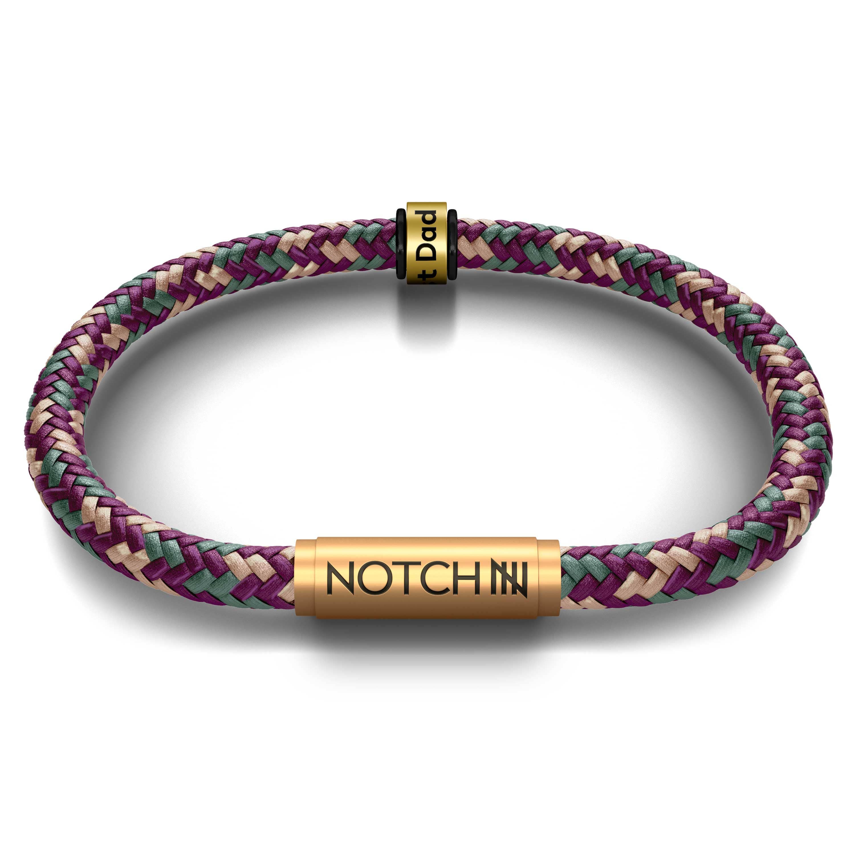 DAD BRACELET PLUS ONE PERSONALISED NOTCH - Image 2