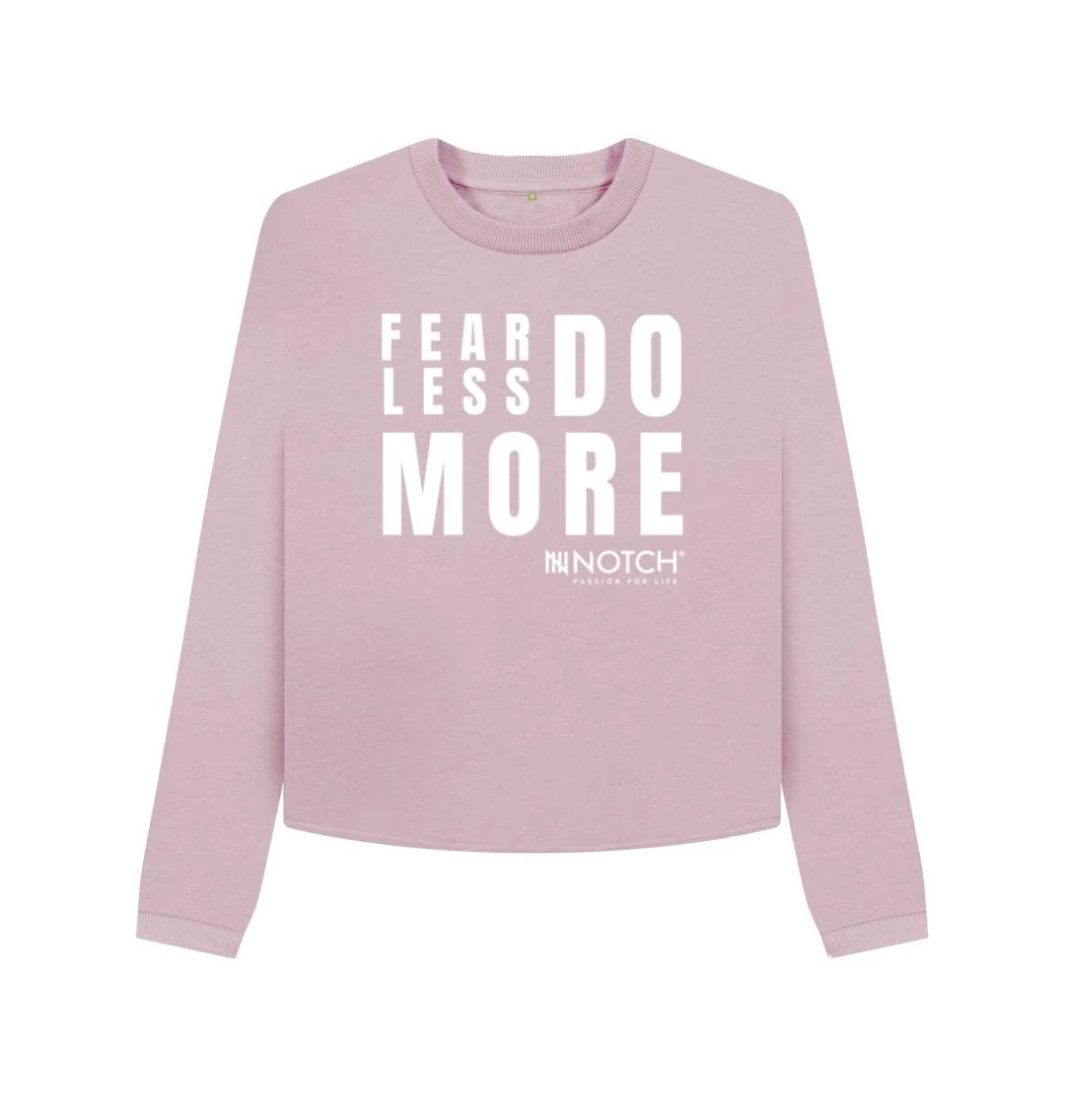 Fear Less Do More Boxy Jumper - Image 5