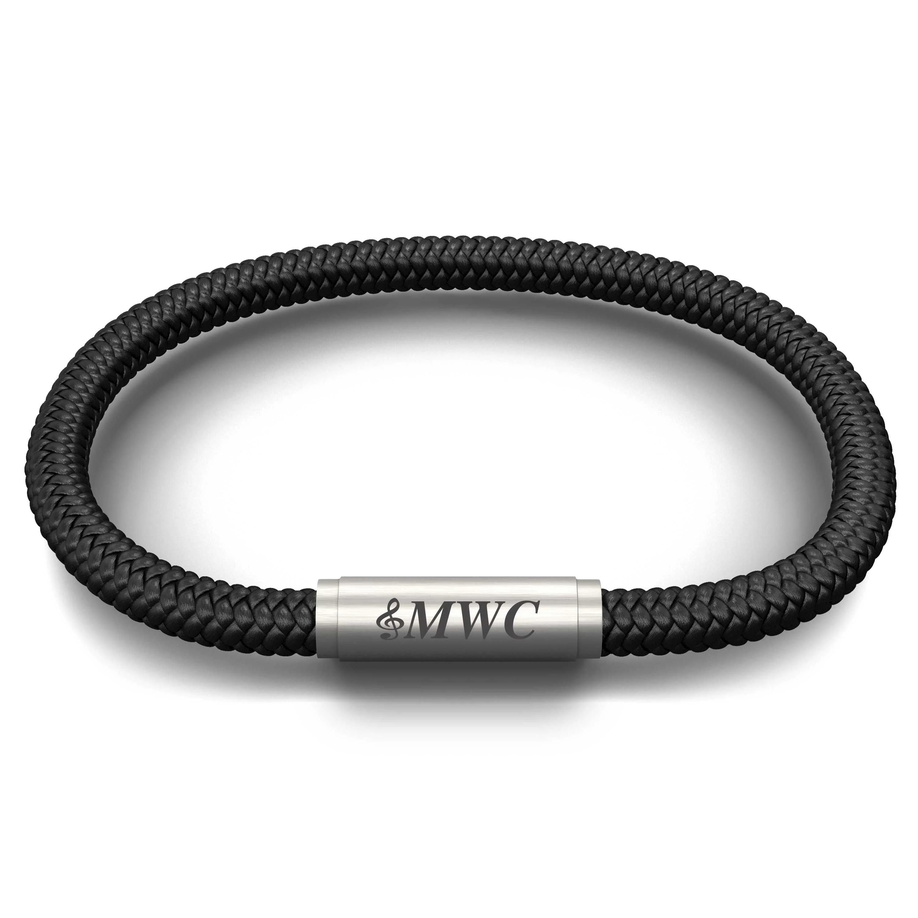 Military Wives Choirs Solid Black NOTCH Bracelet