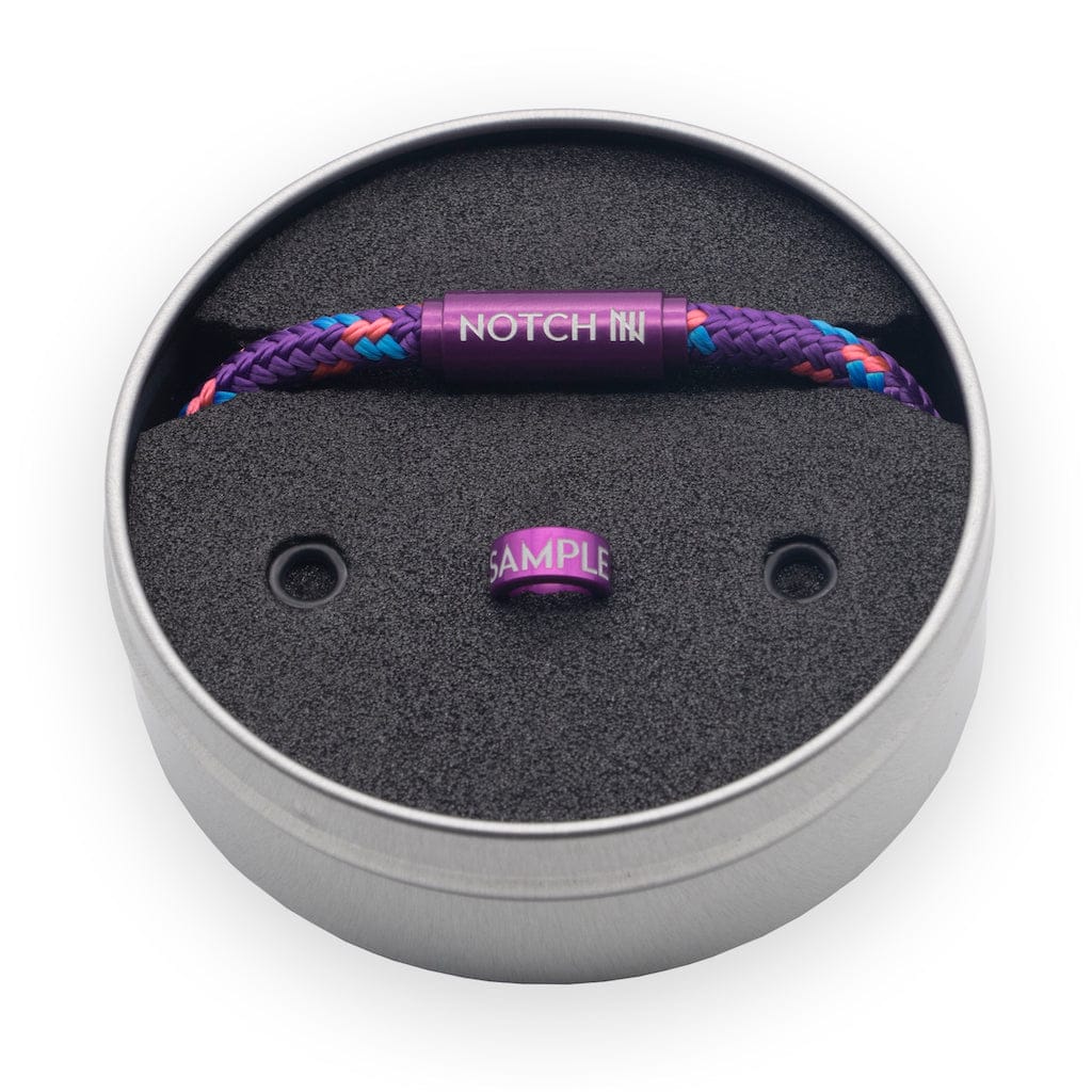 Special Edition Popping Purple Cord NOTCH Bracelet - Image 4