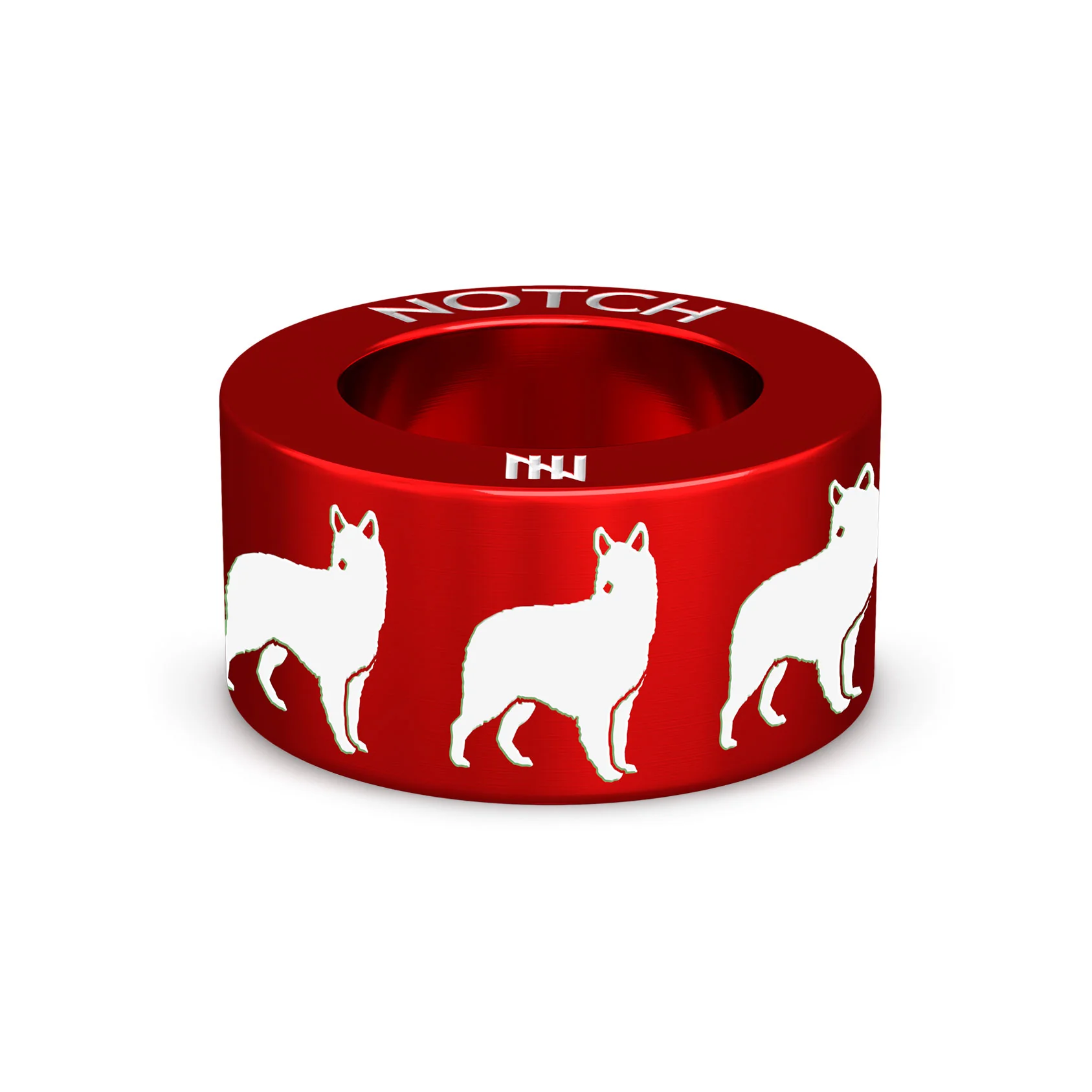 White Swiss Shepherd Dog NOTCH Charm - Image 25