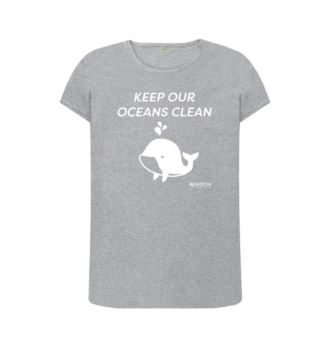 Women's Keep Our Oceans Clean T-Shirt - Image 6