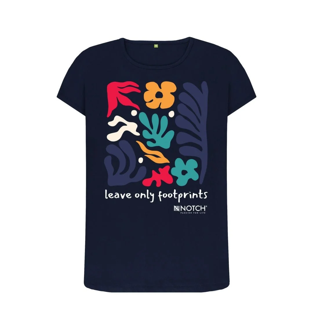 Women's Leave Only Footprints T-Shirt - Image 10