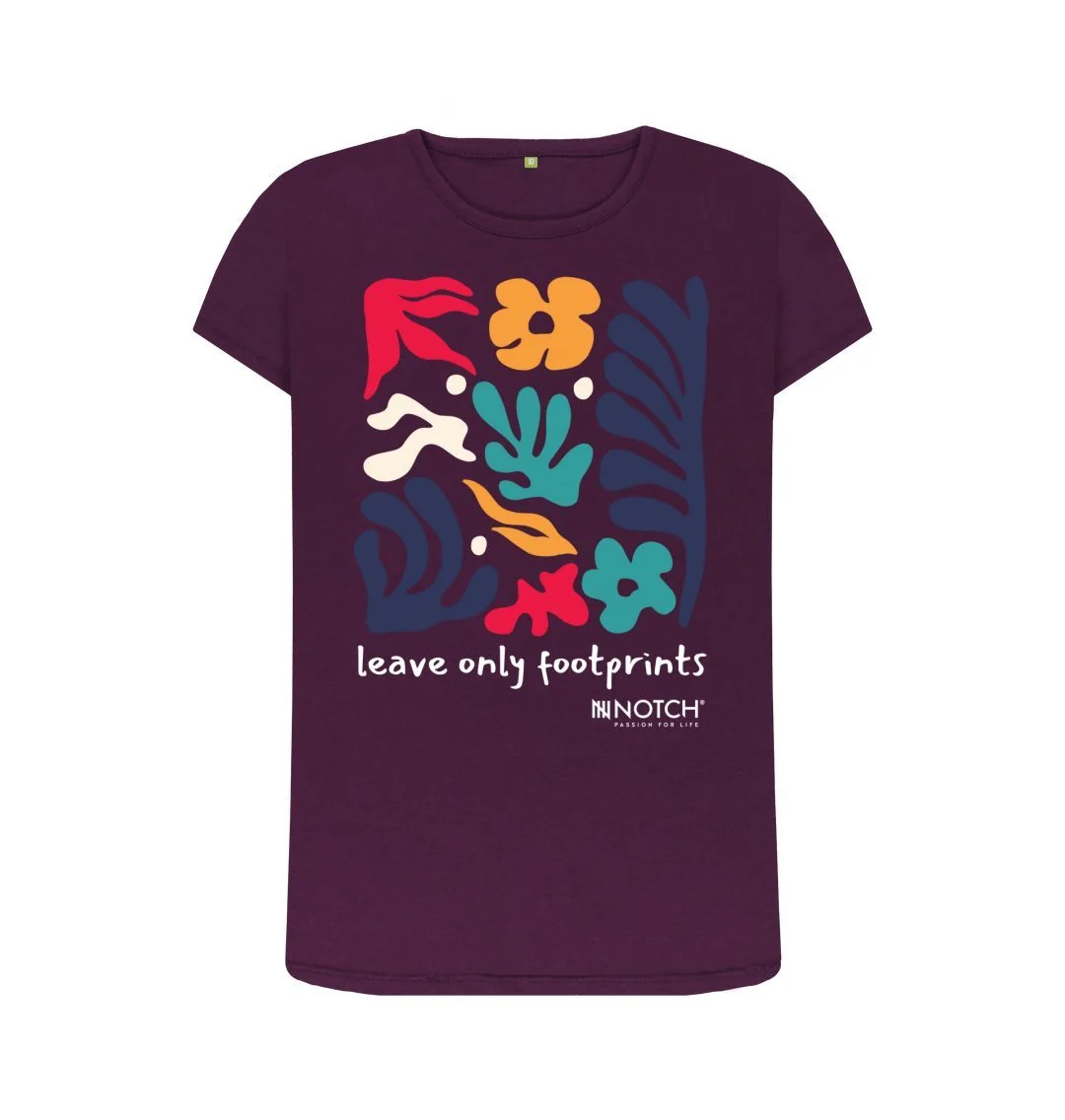 Women's Leave Only Footprints T-Shirt - Image 11