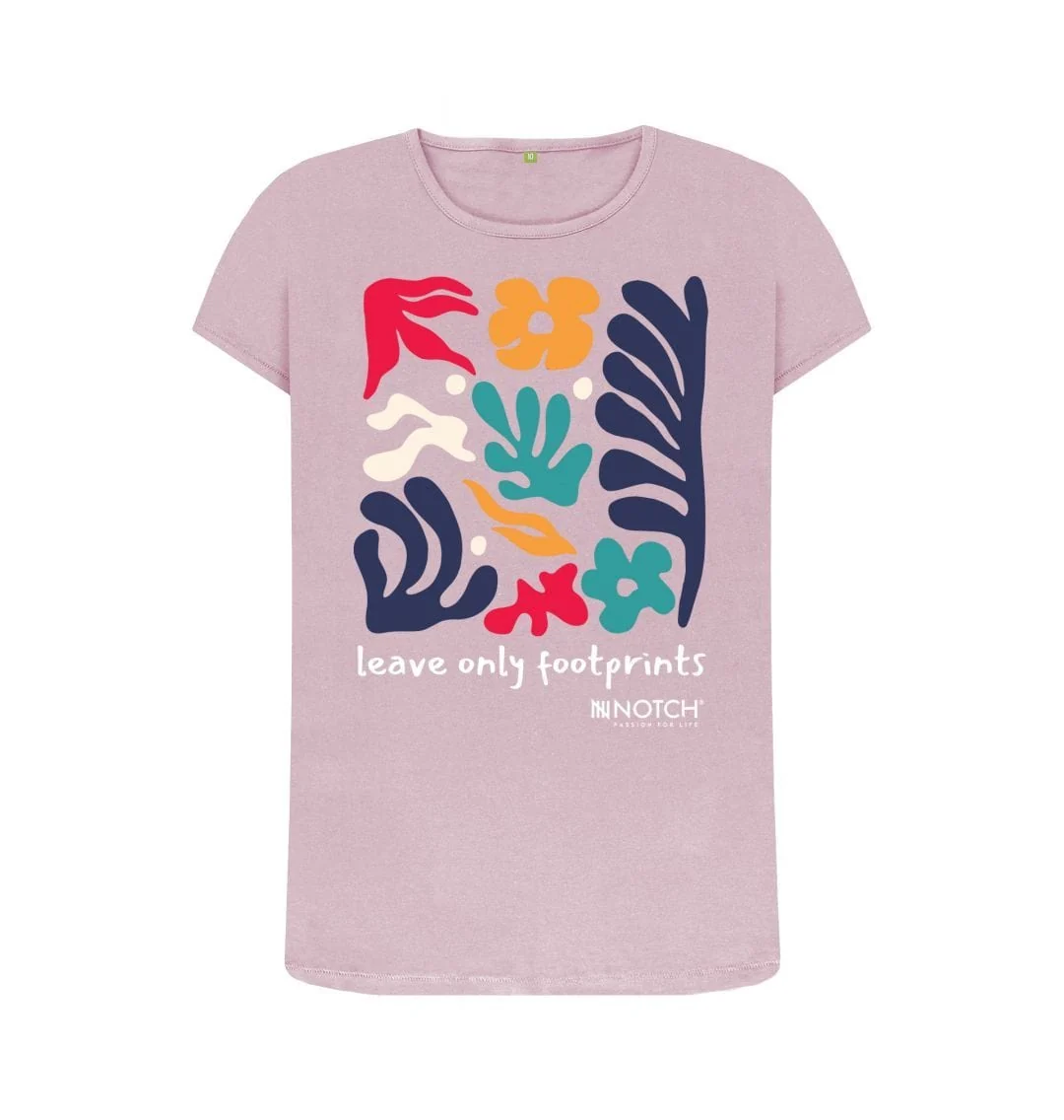 Women's Leave Only Footprints T-Shirt - Image 2