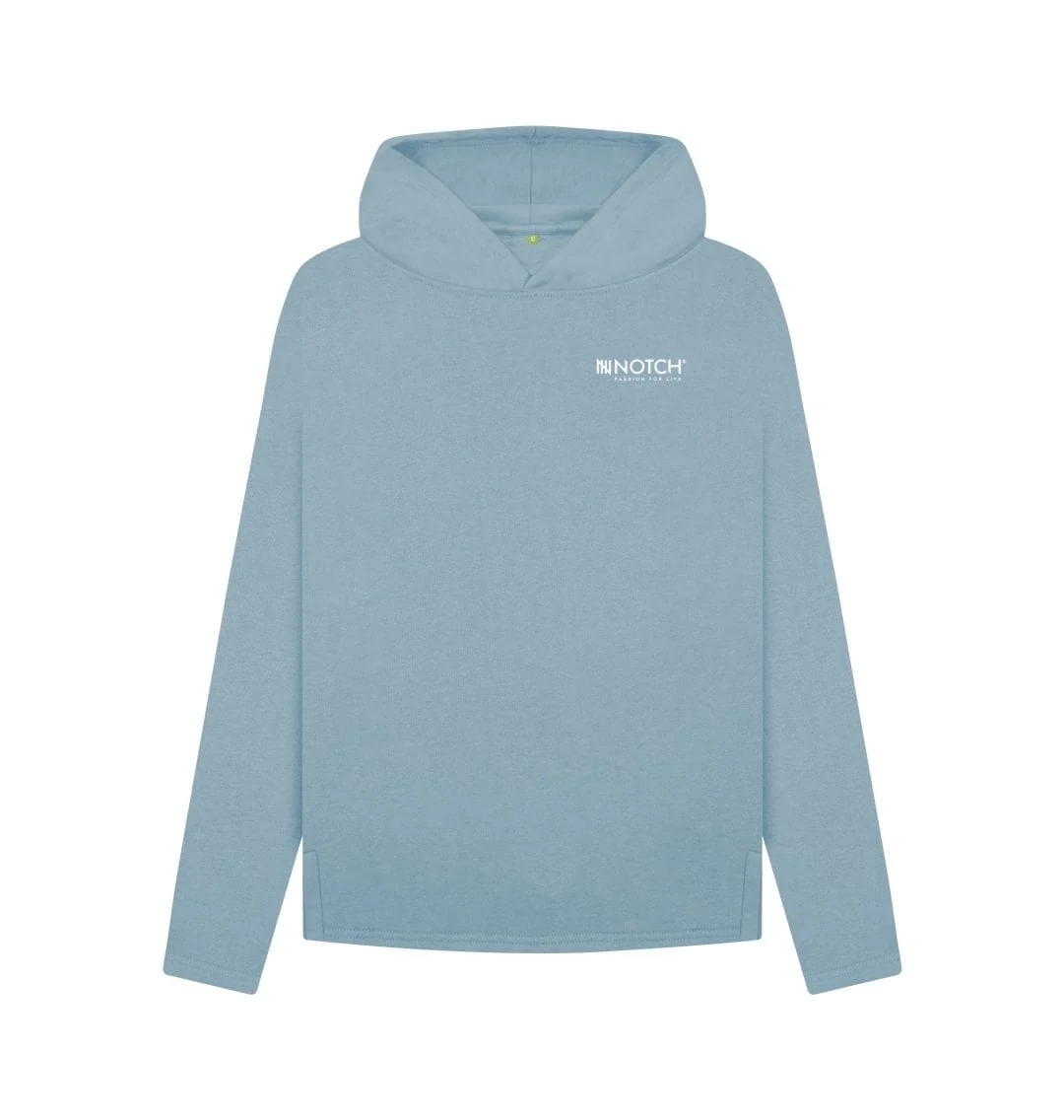 Women's Small Logo Notch Hoodie - Image 3